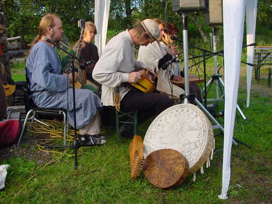 Theperformance of the Ancient Bear Cult is based on music from the middle ages.