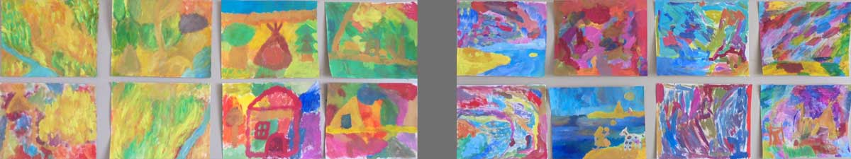 diptych landscape for settling