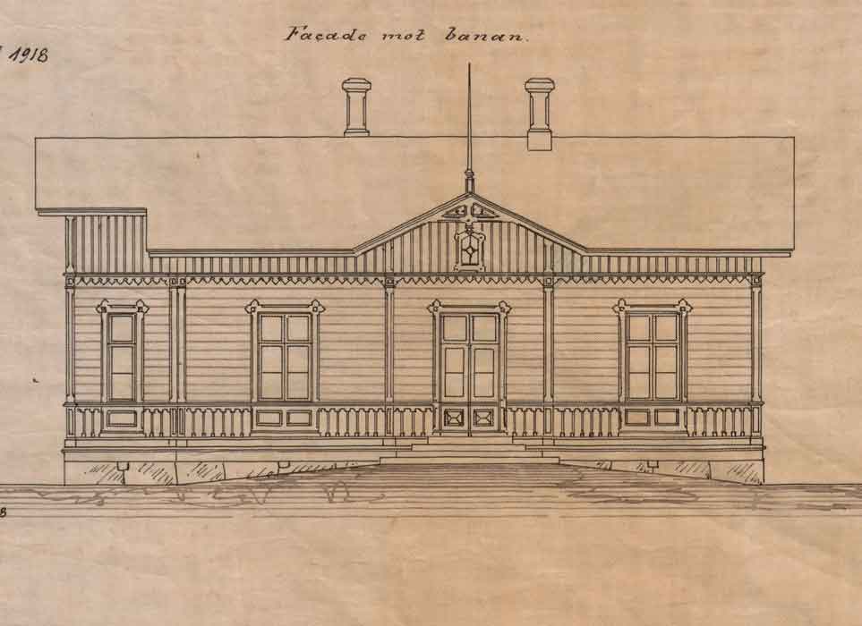 Oulu rautatieasema by Knut Nylander