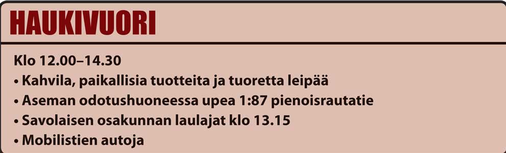 program at Haukivuori