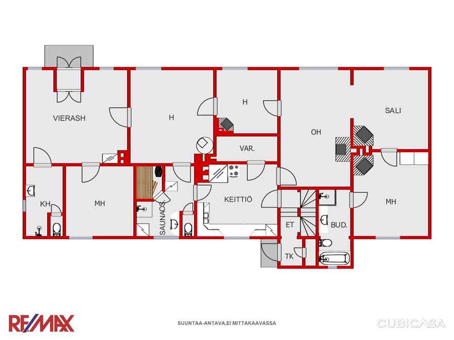 map Haukivuori railway station as planned by the owner